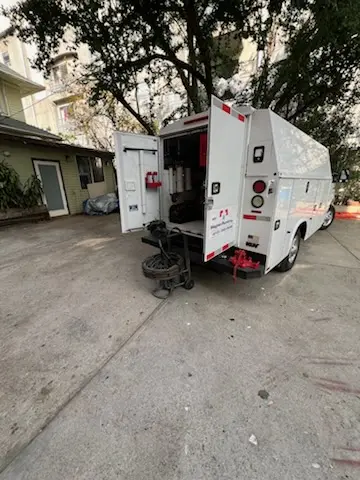 Magnet Plumbing service vehicle on-site for Faucet Repair in Bradenton Beach