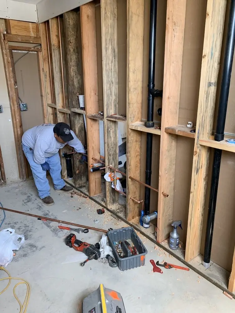 Commercial rough-in plumbing for Water Heater Replacement in Bradenton Beach